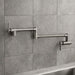 hogar accesorios bano llave muro plegable tessuto niquel texturizado acero inoxidable pmo 037 mp madecentro