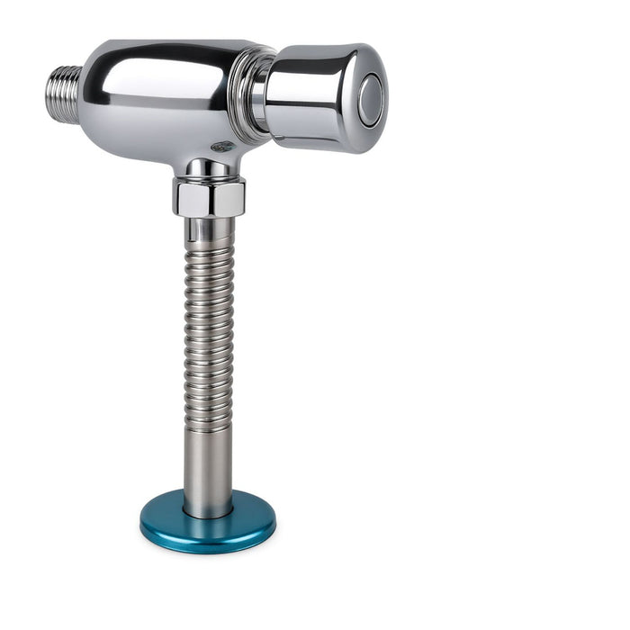 hogar accesorios bano llave push orinal automatica cromada universal 12 pulgada pmo 039 mp madecentro