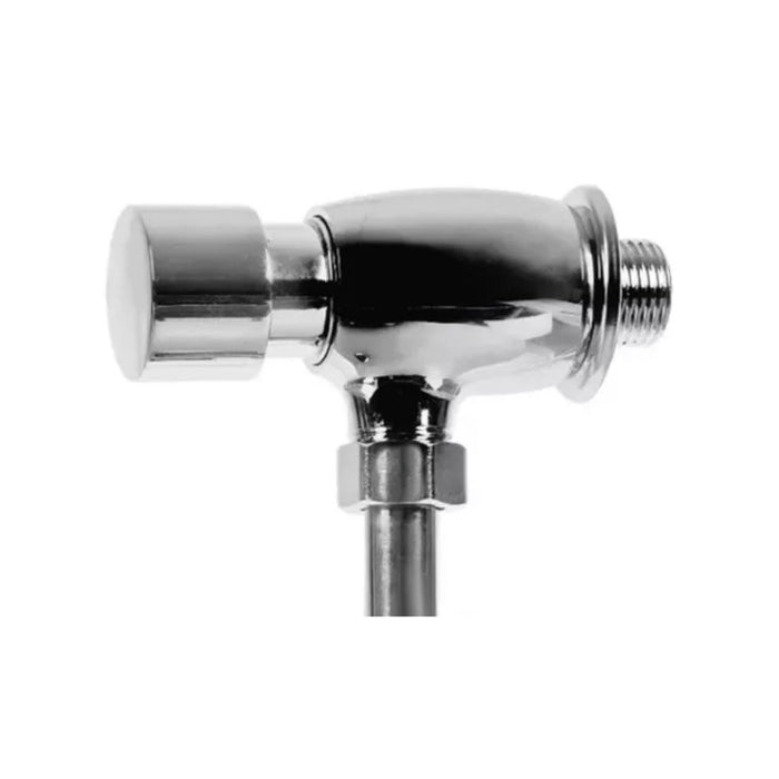 hogar accesorios bano llave push orinal automatica cromada universal 12 pulgada pmo 039 mp madecentro