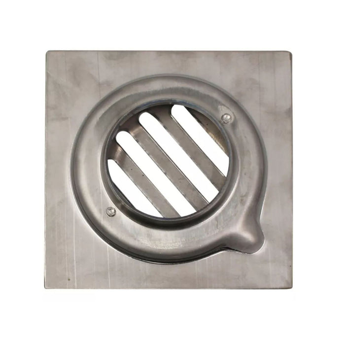 hogar accesorios bano rejilla acero inoxidable 10 x 10 cm full paso lujo pmo 046 mp madecentro