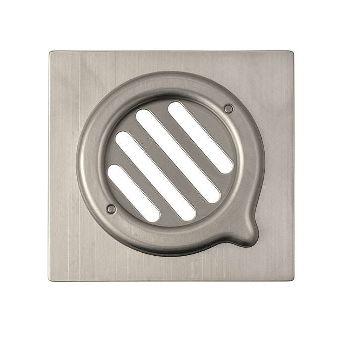hogar accesorios bano rejilla acero inoxidable 10 x 10 cm full paso lujo pmo 046 mp madecentro