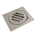 hogar accesorios bano rejilla acero inoxidable 10 x 10 cm full paso lujo pmo 046 mp madecentro