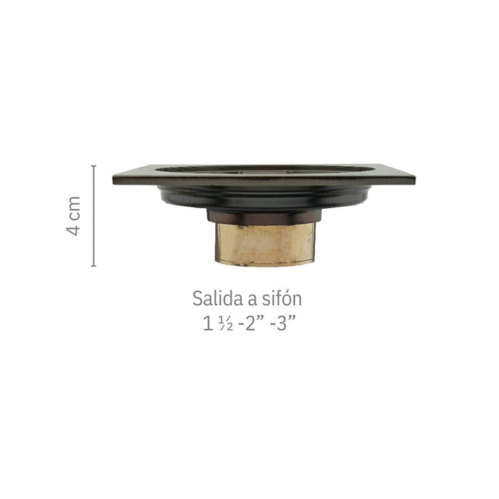 hogar accesorios bano rejilla cuadrada muisca colorvejecido 10 10 cm pmo 047 mp madecentro