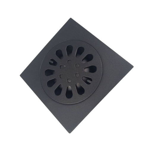 hogar accesorios bano rejilla lujo 4 flor negra anti olor pmo 048 mp madecentro