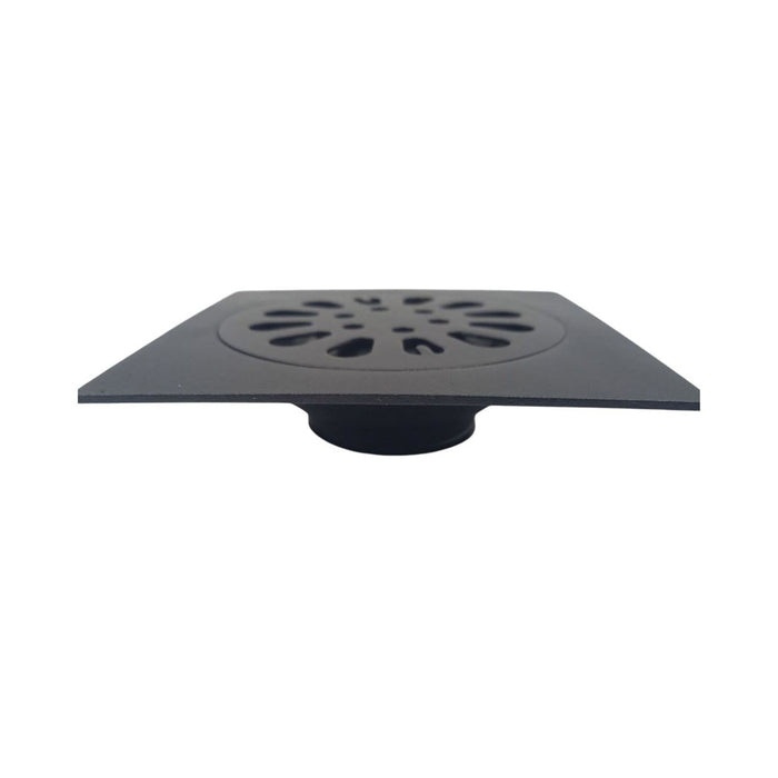 hogar accesorios bano rejilla lujo 4 flor negra anti olor pmo 048 mp madecentro