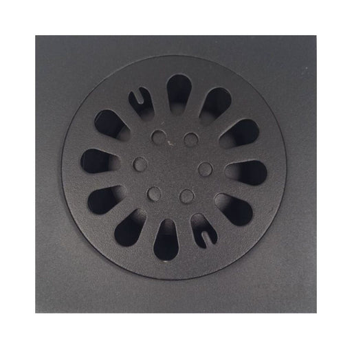 hogar accesorios bano rejilla lujo 4 flor negra anti olor pmo 048 mp madecentro