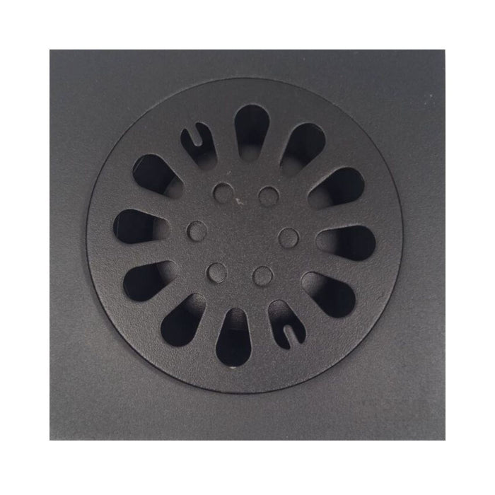 hogar accesorios bano rejilla lujo 4 flor negra anti olor pmo 048 mp madecentro