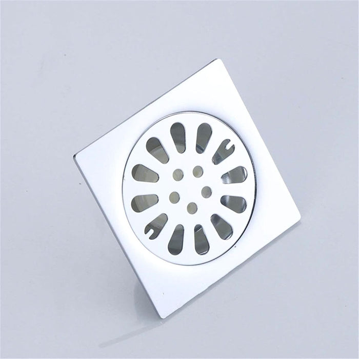 hogar accesorios bano rejilla piso 10 x 10 cm acero inoxidable pmo 050 mp madecentro