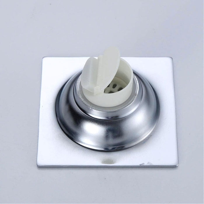 hogar accesorios bano rejilla piso 10 x 10 cm acero inoxidable pmo 050 mp madecentro