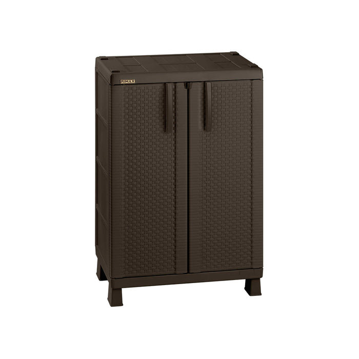 Armario mediano apariencia rattan wengue marca Rimax