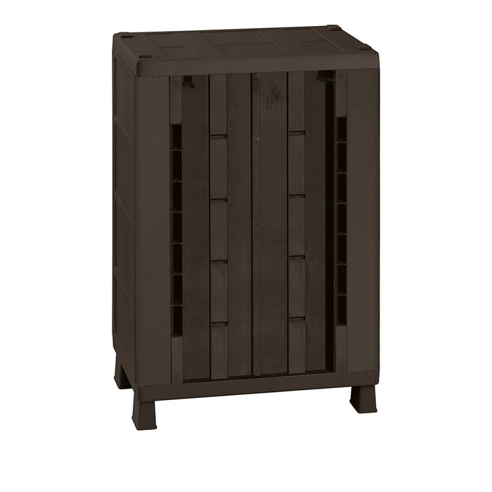 Armario mediano apariencia rattan wengue marca Rimax