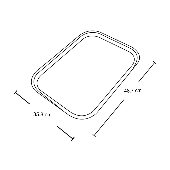 Bandeja de cafetería taupe marca Rimax