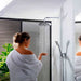 hogar bano ducha ultra ahorradora liquid 8 pulgadas cromo corona corona lq4055551cor mp madecentro