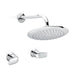 hogar bano ducha ultra ahorradora liquid 8 pulgadas cromo corona corona lq4055551cor mp madecentro
