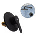 hogar bano griferia ducha monotrol negro metalico pmo 030 mp madecentro