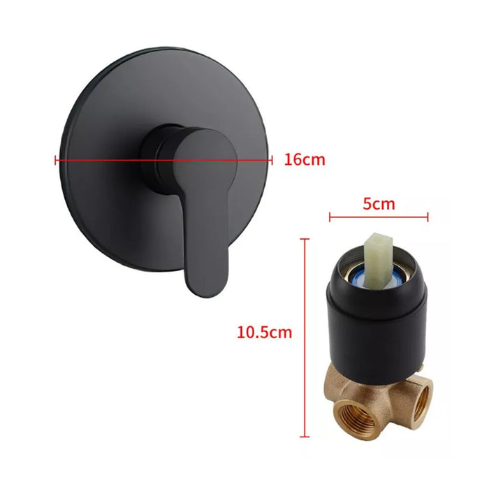 hogar bano griferia ducha monotrol negro metalico pmo 030 mp madecentro