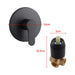 hogar bano griferia ducha monotrol negro metalico pmo 030 mp madecentro