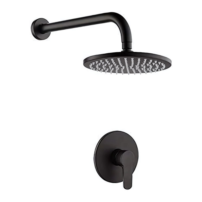 hogar bano griferia ducha monotrol negro metalico pmo 030 mp madecentro