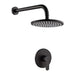 hogar bano griferia ducha monotrol negro metalico pmo 030 mp madecentro