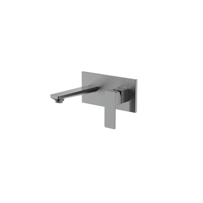hogar bano griferia lavamanos de pared kepler gunmetal corona corona kp5025551cor mp madecentro