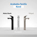 hogar bano griferia ultra ahorradora lavamanos monocontrol koral media niquel corona corona kr1165551cor mp madecentro
