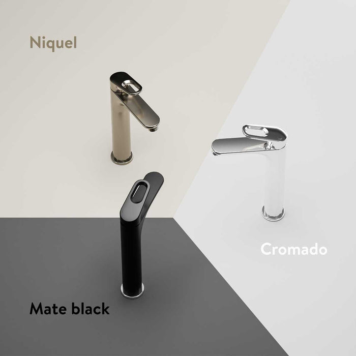 hogar bano griferia ultra ahorradora lavamanos monocontrol koral media niquel corona corona kr1165551cor mp madecentro