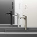 hogar bano griferia ultra ahorradora lavamanos monocontrol koral media niquel corona corona kr1165551cor mp madecentro