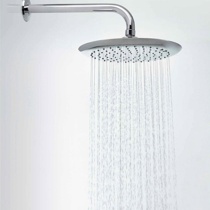 hogar bano regadera ultra ahorradora con brazo liquid corona corona lq4010001cor mp madecentro