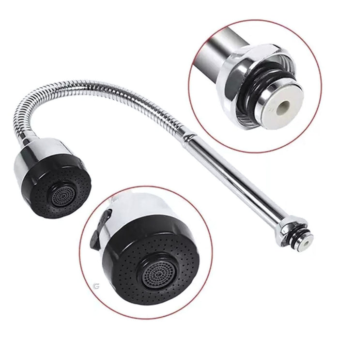 hogar bano repuesto cuello flexible lavaplatos cromado pmo 053 mp madecentro