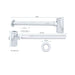 hogar bano sifon cilindro botella metalico cromado lujo pmo 056 mp madecentro