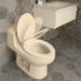 hogar bano tapa asiento sanitario redonda color hueso cierre lento pmo 058 mp madecentro