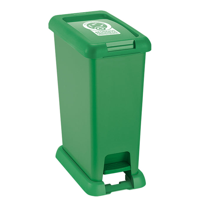 Basurero pedal 20 litros verde marca Rimax
