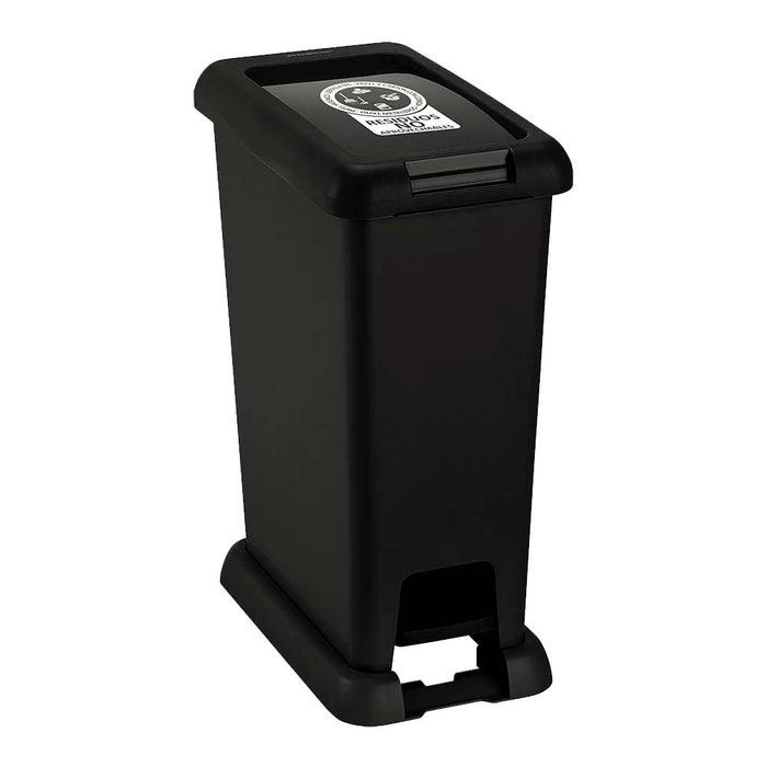 Basurero pedal 35 litros negro marca Rimax