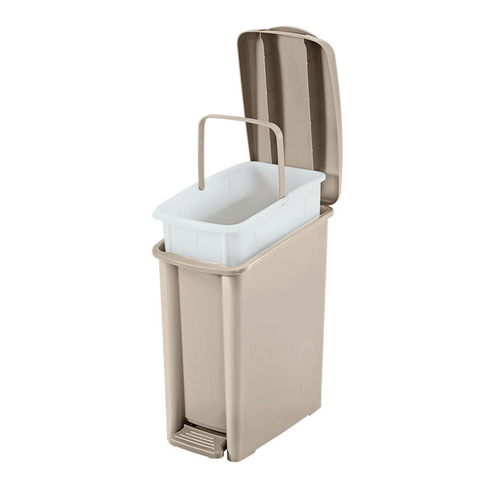 Basurero pedal delgado 10 litros Rimax