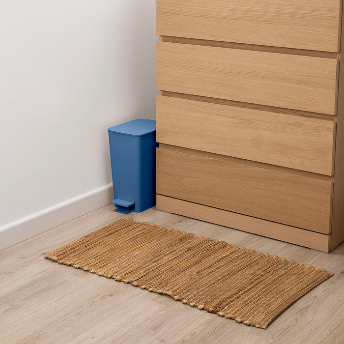 Basurero pedal slim 8 litros azul petroleo marca Rimax