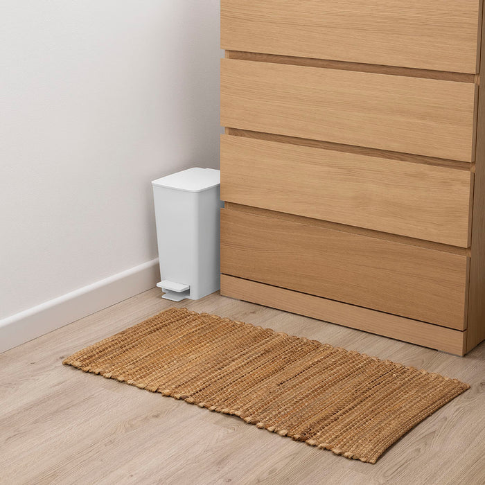 Basurero pedal slim 8 litros blanco marca Rimax