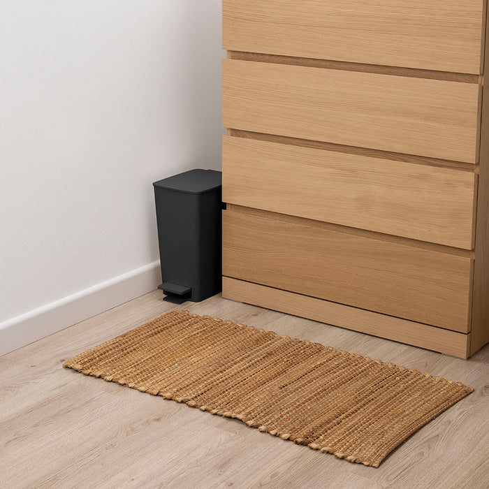 Basurero pedal slim 8 litros negro marca Rimax