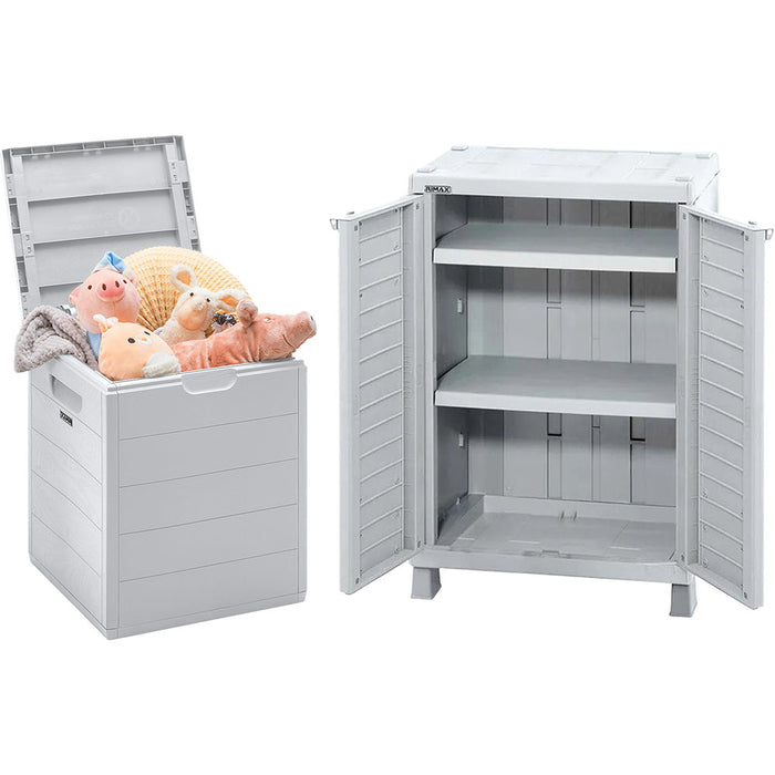 Baúl 100 lt barú gris hielo marca Rimax