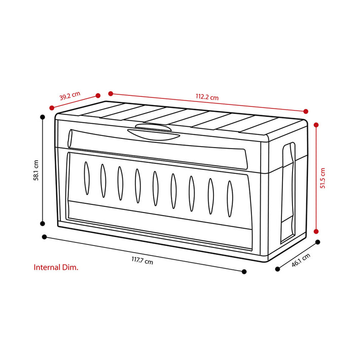 Baul multiusos wengue marca Rimax