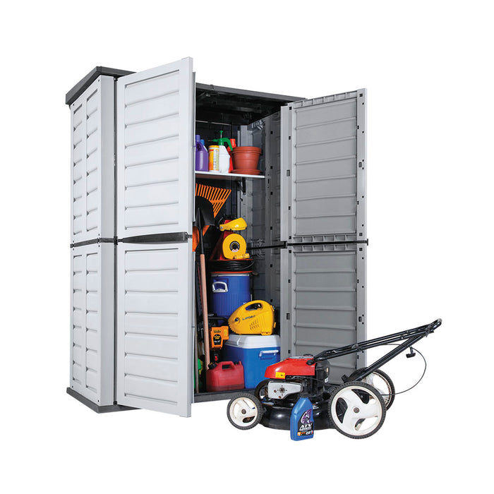 Bodega grande de jardín gris claro marca Rimax