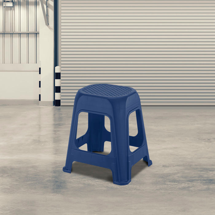 Butaco de plástico grande azul navy marca Rimax