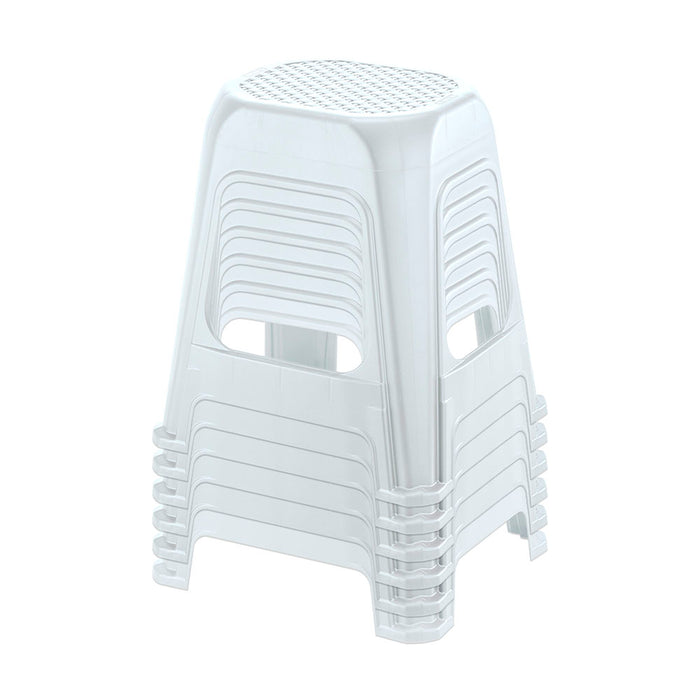 Butaco de plástico grande blanco marca Rimax