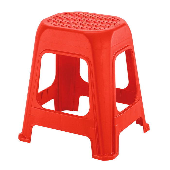 Butaco de plástico grande rojo marca Rimax