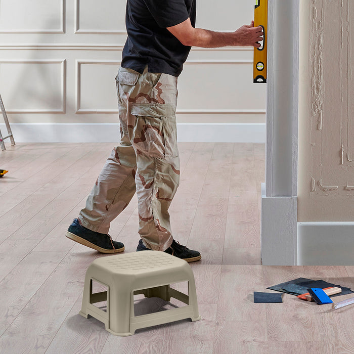 Butaco pequeño beige marca Rimax