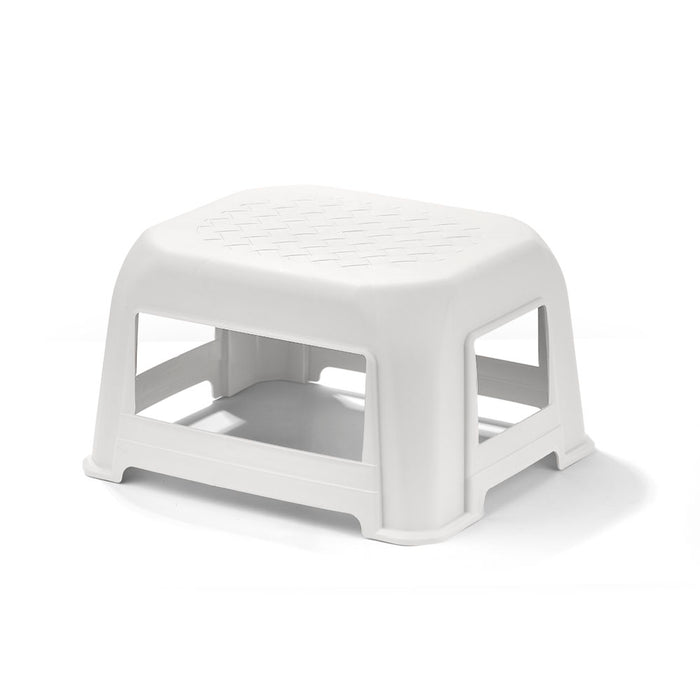 Butaco pequeño blanco marca Rimax