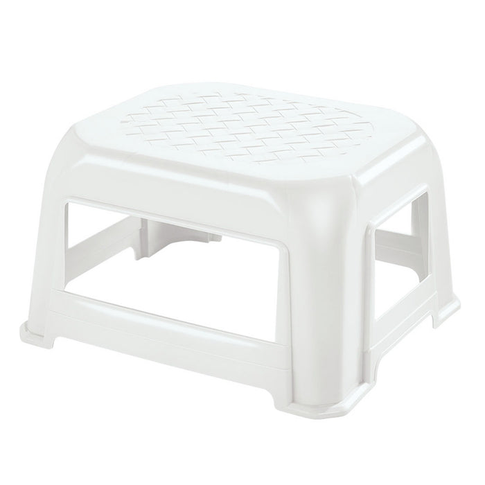 Butaco pequeño blanco marca Rimax