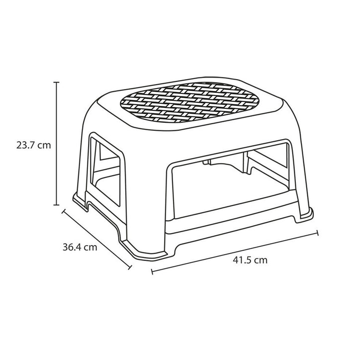 Butaco pequeño wengue marca Rimax