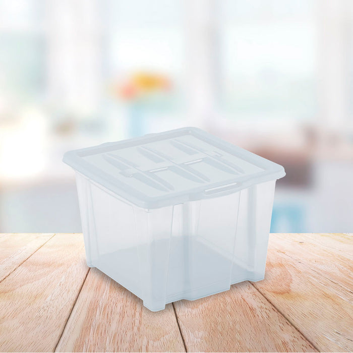 Caja organizadora plástica apilable Rimax