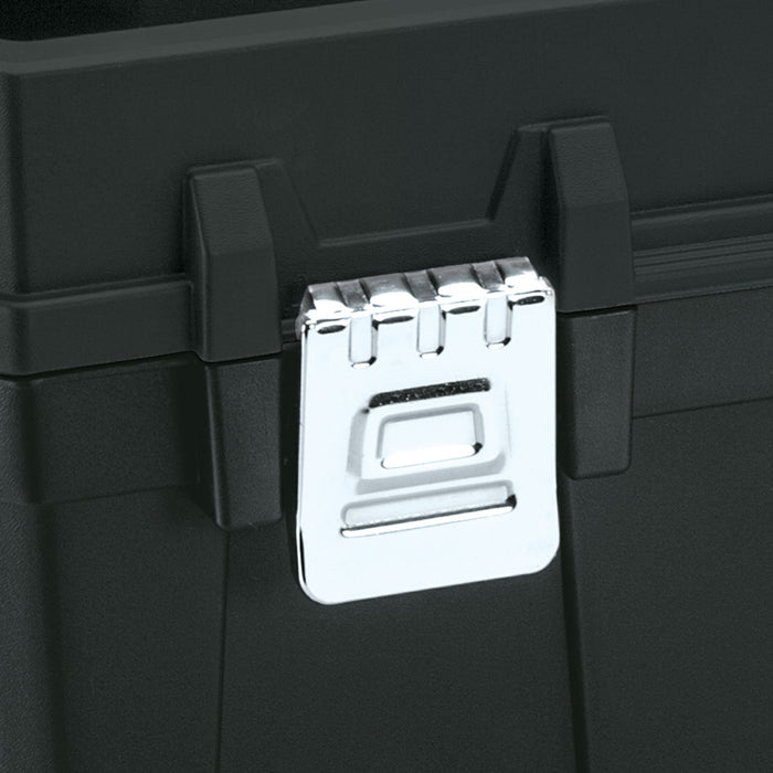 Caja herramientas 25" profesional cerradura metálica negro marca Rimax