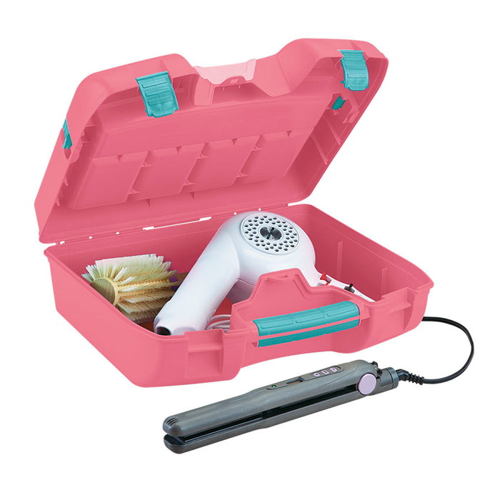 Caja organizadora multiproposito color salmón Rimax